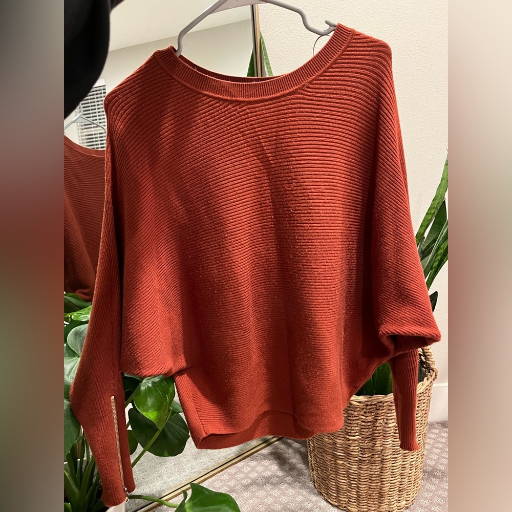 Philosophy Orange Sweater